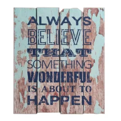 Wall Signs Stonebriar Collection 19 In. X 16 In. Wooden Wall Art