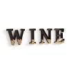 Wall Signs DANYA B Wine Letters Metal Wall Mount Cork Holder 1 Wall Signs DANYA B Wine Letters Metal Wall Mount Cork Holder -SAFAVIEH Shop brown tan danya b wall signs hg10196 64 1000
