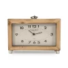Table Clocks Zentique Wooden Box With Metal Ring Table Clock 1 Table Clocks Zentique Wooden Box With Metal Ring Table Clock -SAFAVIEH Shop brown white zentique table clocks pc077 64 1000