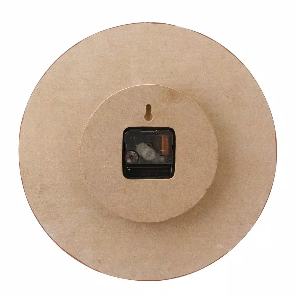 Wall Clocks Stonebriar Collection Farmhouse Worn Wood Wall Clock 6 Wall Clocks Stonebriar Collection Farmhouse Worn Wood Wall Clock - Image 4