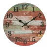 Wall Clocks Stonebriar Collection Farmhouse Worn Wood Wall Clock -SAFAVIEH Shop browns tans stonebriar collection wall clocks sb 6149a 64 1000