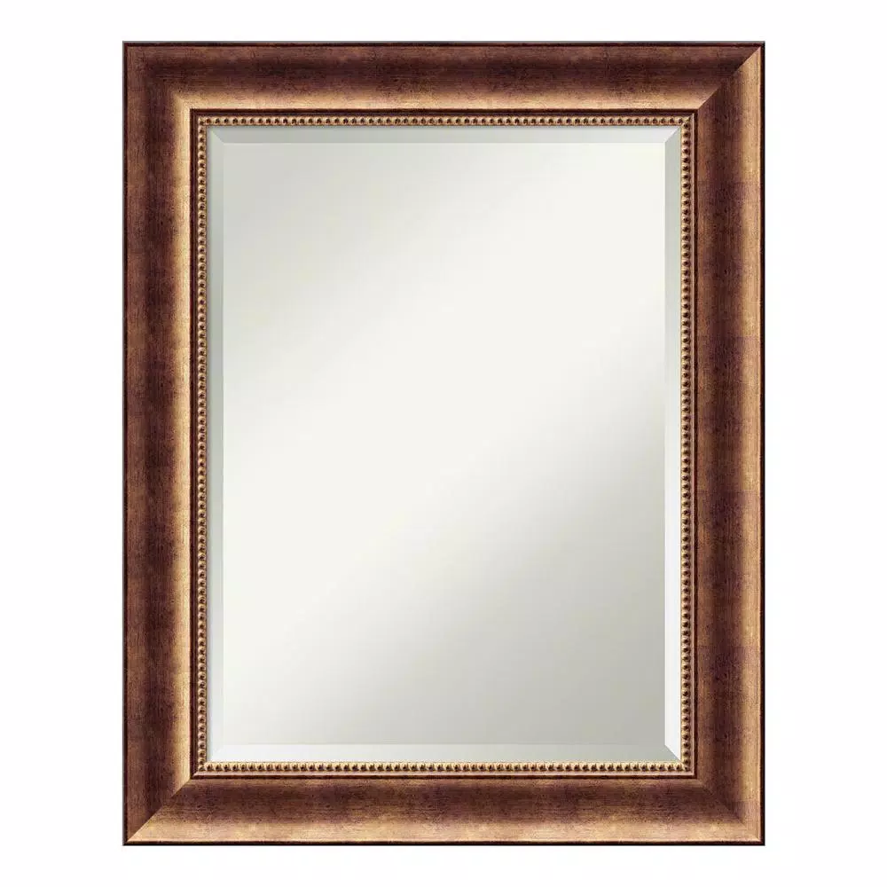 Mirrors Amanti Art Manhattan 24 In. W X 30 In. H Framed Rectangular Beveled Edge Bathroom Vanity Mirror In Burnished Bronze 3 Mirrors Amanti Art Manhattan 24 In. W X 30 In. H Framed Rectangular Beveled Edge Bathroom Vanity Mirror In Burnished Bronze