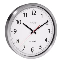 Wall Clocks La Crosse Technology UltrAtomic 14 In. Round Atomic Analog Wall Clock In Silver 11 Wall Clocks La Crosse Technology UltrAtomic 14 In. Round Atomic Analog Wall Clock In Silver -SAFAVIEH Shop chrome la crosse technology wall clocks 404 1235ua ss 1f 1000