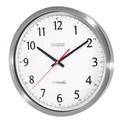 Wall Clocks La Crosse Technology UltrAtomic 14 In. Round Atomic Analog Wall Clock In Silver 10 Wall Clocks La Crosse Technology UltrAtomic 14 In. Round Atomic Analog Wall Clock In Silver -SAFAVIEH Shop chrome la crosse technology wall clocks 404 1235ua ss 4f 1000