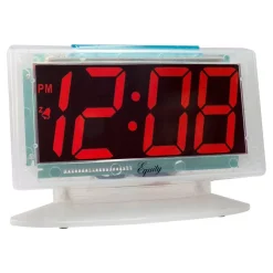Table Clocks Equity By La Crosse Clear 1.8 In. Red LED Alarm Table Clock -SAFAVIEH Shop clear equity by la crosse table clocks 30040 c3 1000