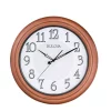 Wall Clocks Bulova 18 In. H X 18 In. W Aged Copper Round Wall Clock -SAFAVIEH Shop copper bulova wall clocks c4866 64 1000