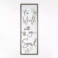 Wall Signs P Graham Dunn It Is Well With My Soul Framed Individual Wood Wall Art
