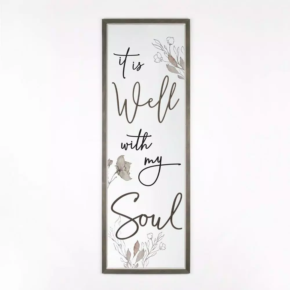 Wall Signs P Graham Dunn It Is Well With My Soul Framed Individual Wood Wall Art 3 Wall Signs P Graham Dunn It Is Well With My Soul Framed Individual Wood Wall Art