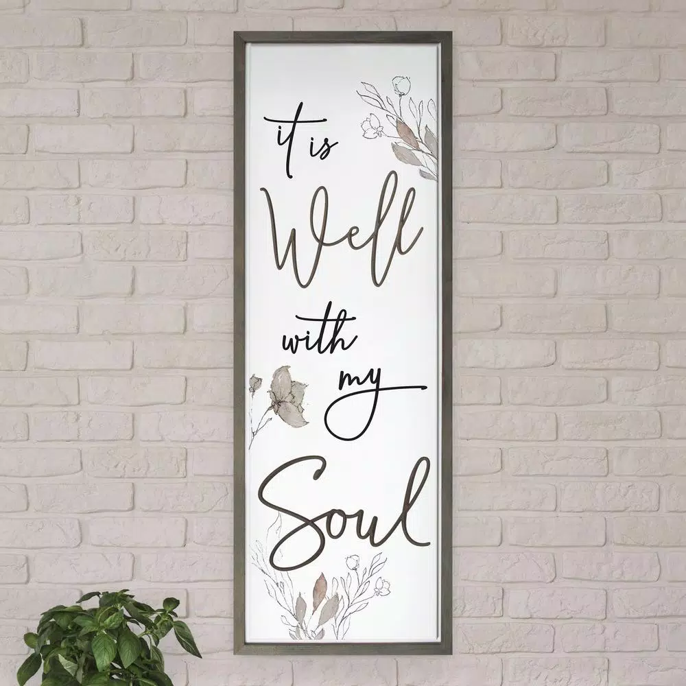 Wall Signs P Graham Dunn It Is Well With My Soul Framed Individual Wood Wall Art 4 Wall Signs P Graham Dunn It Is Well With My Soul Framed Individual Wood Wall Art - Image 2