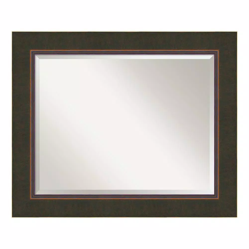 Mirrors Amanti Art Milano 35 In. W X 29 In. H Framed Rectangular Bathroom Vanity Mirror In Dark Bronze 6 Mirrors Amanti Art Milano 35 In. W X 29 In. H Framed Rectangular Bathroom Vanity Mirror In Dark Bronze - Image 4