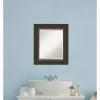 Mirrors Amanti Art Milano 23 In. W X 27 In. H Framed Rectangular Bathroom Vanity Mirror In Dark Bronze 1 Mirrors Amanti Art Milano 23 In. W X 27 In. H Framed Rectangular Bathroom Vanity Mirror In Dark Bronze -SAFAVIEH Shop dark bronze amanti art mirrors dsw3572573 64 1000