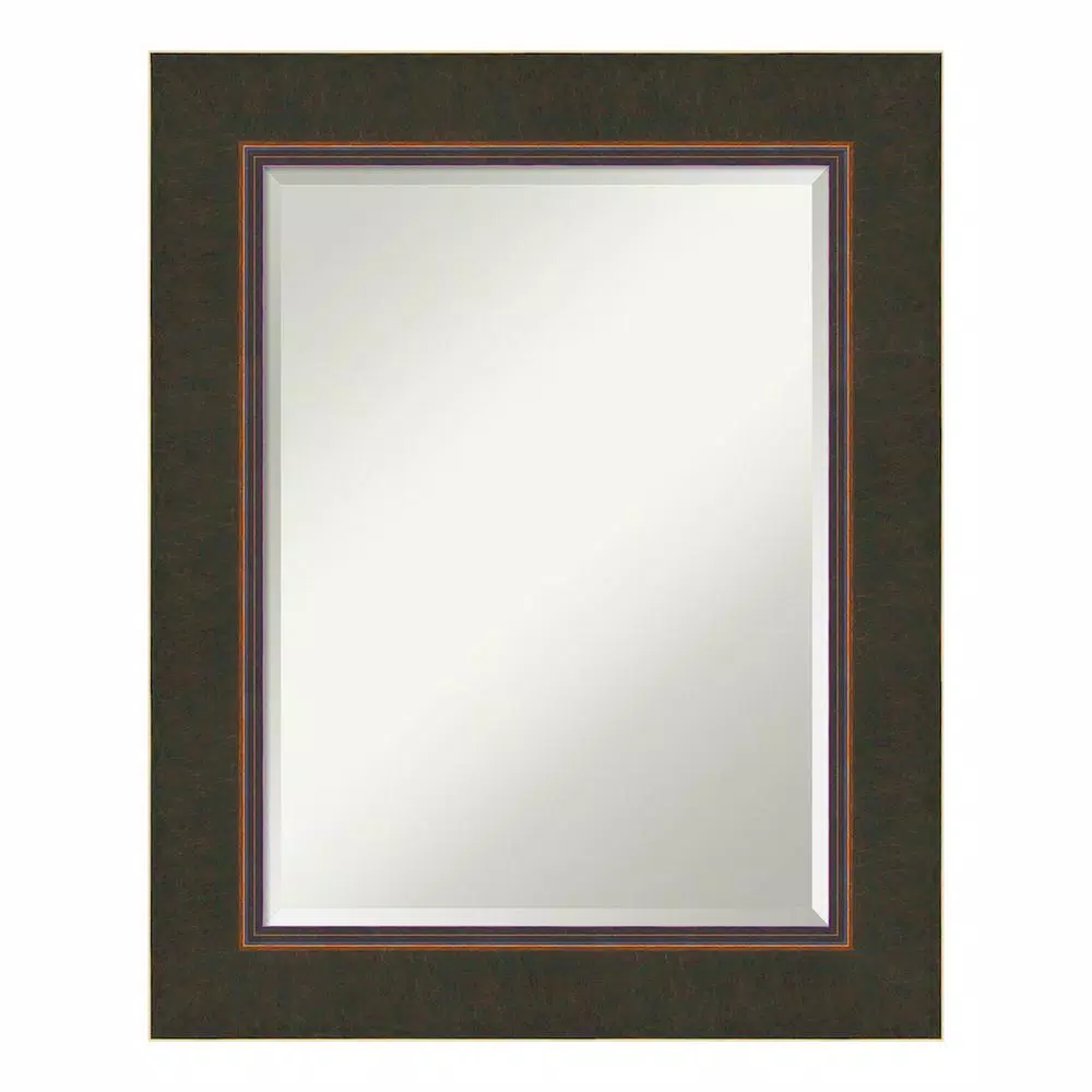 Mirrors Amanti Art Milano 25 In. W X 31 In. H Framed Rectangular Beveled Edge Bathroom Vanity Mirror In Dark Bronze 6 Mirrors Amanti Art Milano 25 In. W X 31 In. H Framed Rectangular Beveled Edge Bathroom Vanity Mirror In Dark Bronze - Image 4