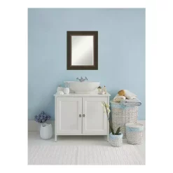 Mirrors Amanti Art Milano 25 In. W X 31 In. H Framed Rectangular Beveled Edge Bathroom Vanity Mirror In Dark Bronze 11 Mirrors Amanti Art Milano 25 In. W X 31 In. H Framed Rectangular Beveled Edge Bathroom Vanity Mirror In Dark Bronze -SAFAVIEH Shop dark bronze amanti art mirrors dsw4016452 31 1000