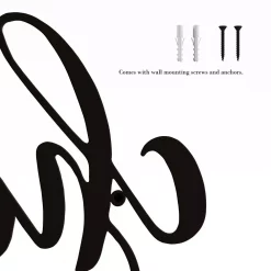 Wall Signs Lavish Home “Cherish” Metal Cutout Sign -SAFAVIEH Shop dark brown lavish home wall signs hw0200048 76 1000