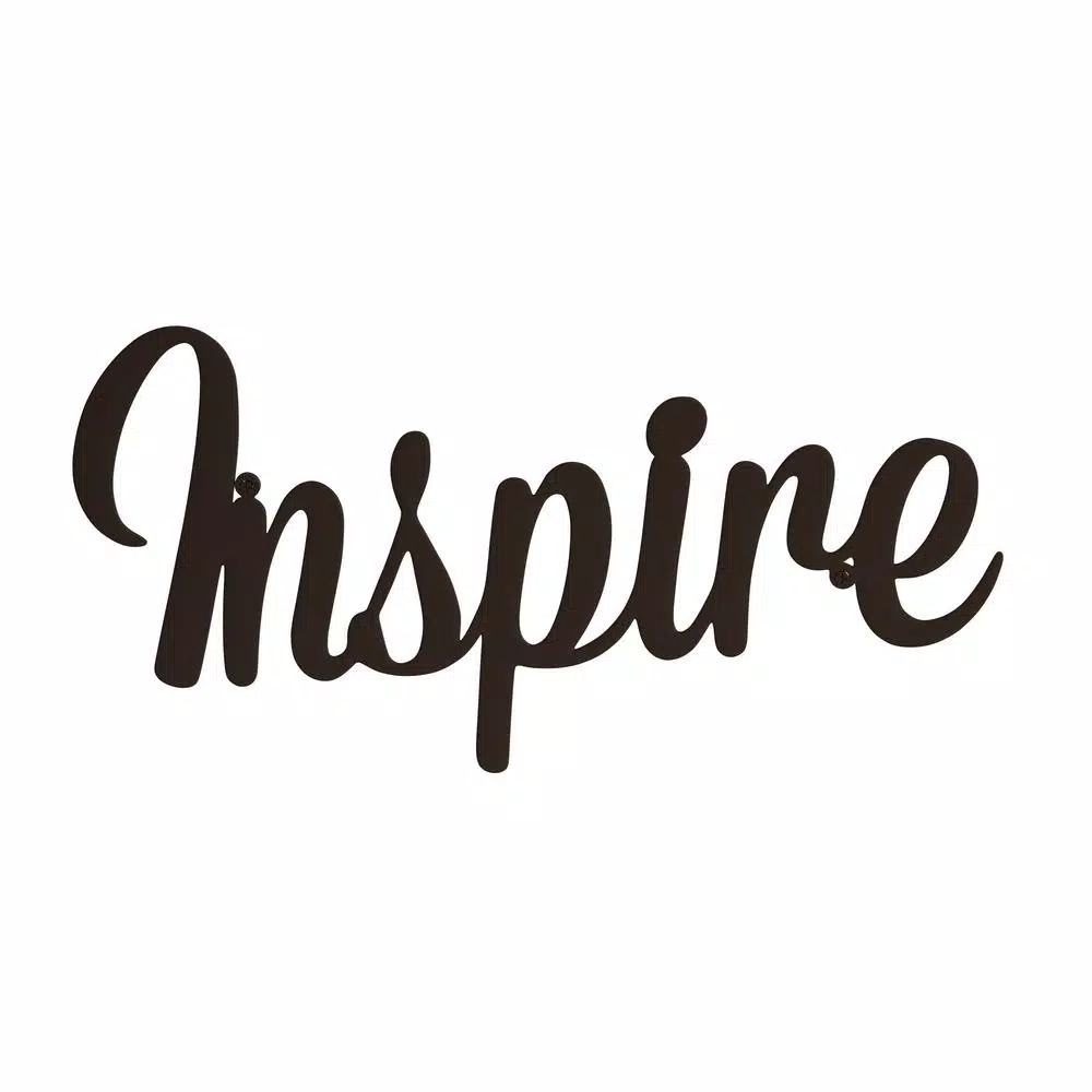 Wall Signs Lavish Home “Inspire” Metal Cutout Sign 3 Wall Signs Lavish Home “Inspire” Metal Cutout Sign