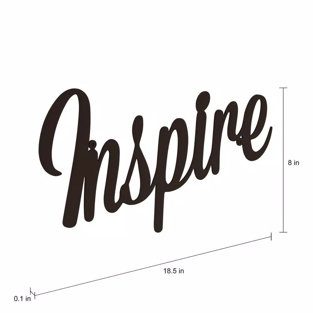 Wall Signs Lavish Home “Inspire” Metal Cutout Sign 4 Wall Signs Lavish Home “Inspire” Metal Cutout Sign - Image 2