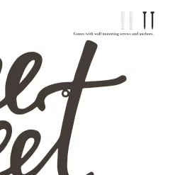 Wall Signs Lavish Home “Home Sweet Home” Metal Cutout Sign -SAFAVIEH Shop dark brown lavish home wall signs hw0200053 76 1000