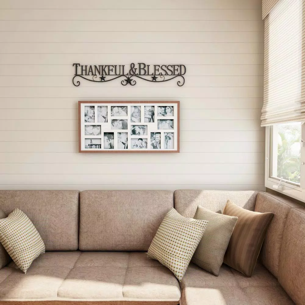 Wall Signs Lavish Home “Thankful And Blessed” Metal Cutout Sign 9 Wall Signs Lavish Home “Thankful And Blessed” Metal Cutout Sign - Image 7