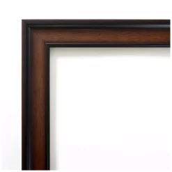Mirrors Amanti Art Cyprus 23 In. W X 23 In. H Framed Square Beveled Edge Bathroom Vanity Mirror In Dark Brown Walnut -SAFAVIEH Shop dark brown walnut amanti art mirrors dsw4407170 c3 1000