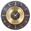 Wall Clocks Bulova Oversized 23 In. Gallery Wall Clock With Brushed Brass Bezel -SAFAVIEH Shop dark granite bulova wall clocks c4116 64 1000