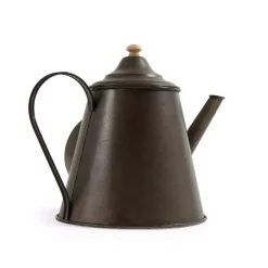 Table Clocks Zentique Dark Grey Distressed Iron Pitcher Table Clock -SAFAVIEH Shop dark grey zentique table clocks pc066 1f 1000