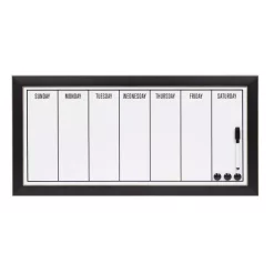 Memo Boards DesignOvation Wyeth Dry Erase Weekly Calendar Memo Board
