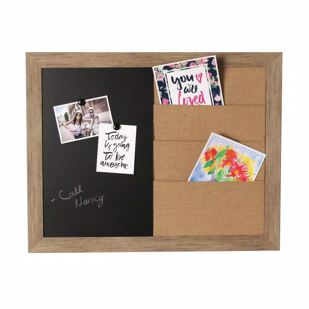 Memo Boards DesignOvation Beatrice Rustic Brown Multi-Function Pockets Memo Board 4 Memo Boards DesignOvation Beatrice Rustic Brown Multi-Function Pockets Memo Board - Image 2