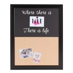 Memo Boards DesignOvation Bosc Black Combination Chalkboard Memo Board -SAFAVIEH Shop designovation memo boards 209400 31 1000