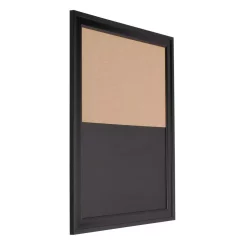 Memo Boards DesignOvation Bosc Black Combination Chalkboard Memo Board -SAFAVIEH Shop designovation memo boards 209400 4f 1000