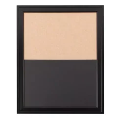 Memo Boards DesignOvation Bosc Black Combination Chalkboard Memo Board