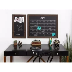 Memo Boards DesignOvation Beatrice Monthly Chalkboard Calendar Memo Board -SAFAVIEH Shop designovation memo boards 211489 44 1000