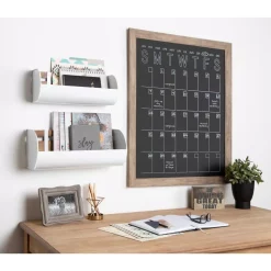 Memo Boards DesignOvation Beatrice Rustic Brown Chalkboard Monthly Calendar Memo Board -SAFAVIEH Shop designovation memo boards 214713 31 1000