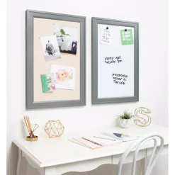 Memo Boards DesignOvation Bosc Gray Dry Erase Memo Board -SAFAVIEH Shop designovation memo boards 214726 31 1000