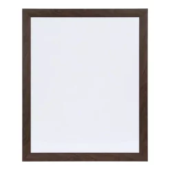 Memo Boards DesignOvation Beatrice Walnut Brown Rectangle Dry Erase Board Memo Board