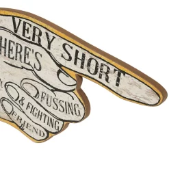 Wall Signs 3R Studios 11.75 In. H X 24.5 In. W “Life Is Short” Wall Art -SAFAVIEH Shop distressed white 3r studios wall signs da1925 40 1000