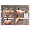 Picture Frames Pinnacle 5-Opening 4 In. X 6 In. Pallet Picture Frame 2 Picture Frames Pinnacle 5-Opening 4 In. X 6 In. Pallet Picture Frame -SAFAVIEH Shop distressed wood pinnacle picture frames 594500e 64 1000