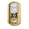Wall Clocks Bulova Golden Music 20 In. W X 11.5 In. H Pendulum Wall Clock With Multiple Song Selections -SAFAVIEH Shop gold bulova wall clocks c4900 64 1000