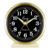 Table Clocks Equity By La Crosse 4 In. Round Analog Wind-Up Bell Metal Alarm Clock 1 Table Clocks Equity By La Crosse 4 In. Round Analog Wind-Up Bell Metal Alarm Clock -SAFAVIEH Shop gold equity by la crosse table clocks 12020 64 1000