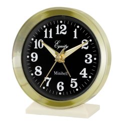 Table Clocks Equity By La Crosse 4 In. Round Analog Wind-Up Bell Metal Alarm Clock -SAFAVIEH Shop gold equity by la crosse table clocks 12020 c3 1000