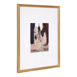 Kate And Laurel Adlynn 16 In. X 20 In. Matted To 8 In. X10 In. Gold Picture Frames (Set Of 3) -SAFAVIEH Shop gold kate and laurel picture frames 216959 4f 1000