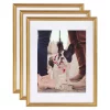 Kate And Laurel Adlynn 14 In. X 18 In. Matted To 11 In. X 14 In. Gold Picture Frames (Set Of 3) 2 Kate And Laurel Adlynn 14 In. X 18 In. Matted To 11 In. X 14 In. Gold Picture Frames (Set Of 3) -SAFAVIEH Shop gold kate and laurel picture frames 216960 64 1000