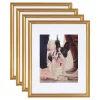 Kate And Laurel Adlynn 11 In. X 14 In. Matted To 8 In. X 10 In. Gold Picture Frames (Set Of 4) -SAFAVIEH Shop gold kate and laurel picture frames 216961 64 1000
