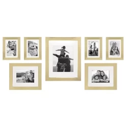 Picture Frames Stonebriar Collection Decorative Stamped Gold Picture Frame Set (Set Of 7)