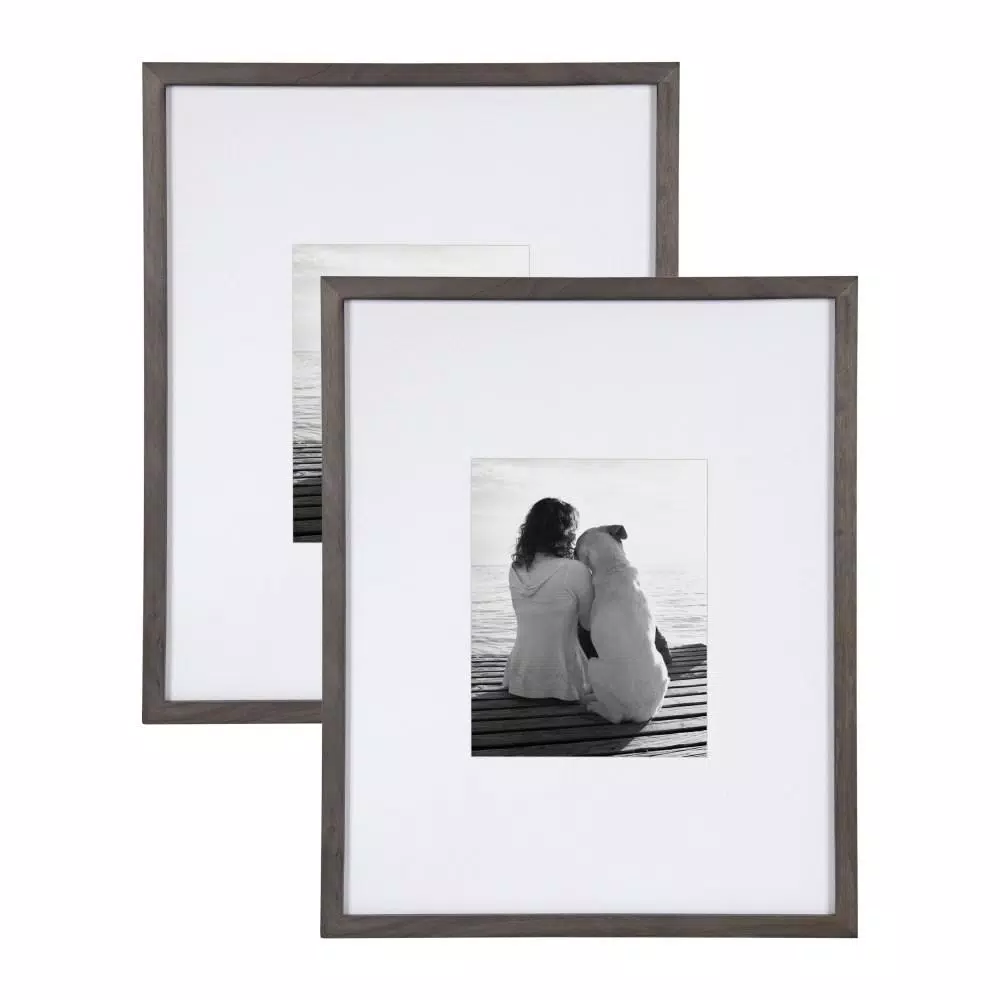Picture Frames DesignOvation Gallery 16×20 Matted To 8×10 Gray Picture Frame Set Of 2 3 Picture Frames DesignOvation Gallery 16×20 Matted To 8×10 Gray Picture Frame Set Of 2