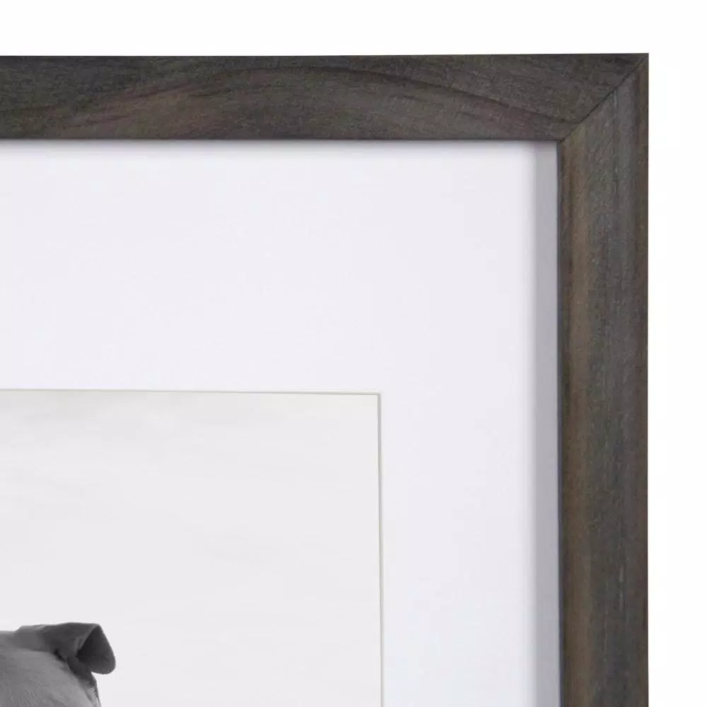 Picture Frames DesignOvation Gallery 14 In. X 18 In. Matted To 11 In. X 14 In. Gray Picture Frame (Set Of 2) 6 Picture Frames DesignOvation Gallery 14 In. X 18 In. Matted To 11 In. X 14 In. Gray Picture Frame (Set Of 2) - Image 4