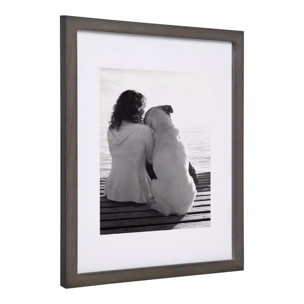 Picture Frames DesignOvation Gallery 11×14 Matted To 8×10 Gray Picture Frame Set Of 4 5 Picture Frames DesignOvation Gallery 11×14 Matted To 8×10 Gray Picture Frame Set Of 4 - Image 3
