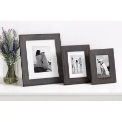 Picture Frames DesignOvation Museum 4 In. X 6 In. Gray Picture Frame (Set Of 4) -SAFAVIEH Shop gray designovation picture frames 213809 31 1000