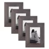 Picture Frames DesignOvation Museum 4 In. X 6 In. Gray Picture Frame (Set Of 4) -SAFAVIEH Shop gray designovation picture frames 213809 64 1000
