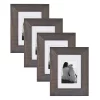Picture Frames DesignOvation Museum 5 In. X 7 In. Matted To 3.5 In. X 5 In. Gray Picture Frame (Set Of 4) 2 Picture Frames DesignOvation Museum 5 In. X 7 In. Matted To 3.5 In. X 5 In. Gray Picture Frame (Set Of 4) -SAFAVIEH Shop gray designovation picture frames 213810 64 1000
