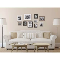 Picture Frames Kate And Laurel Bordeaux Multicolored Brown, White, And Gray Picture Frame (Set Of 10) -SAFAVIEH Shop gray kate and laurel picture frames 212172 76 1000